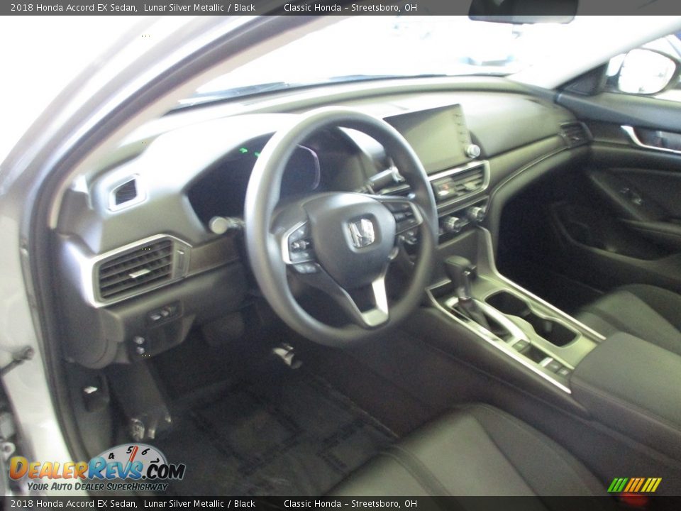 2018 Honda Accord EX Sedan Lunar Silver Metallic / Black Photo #27