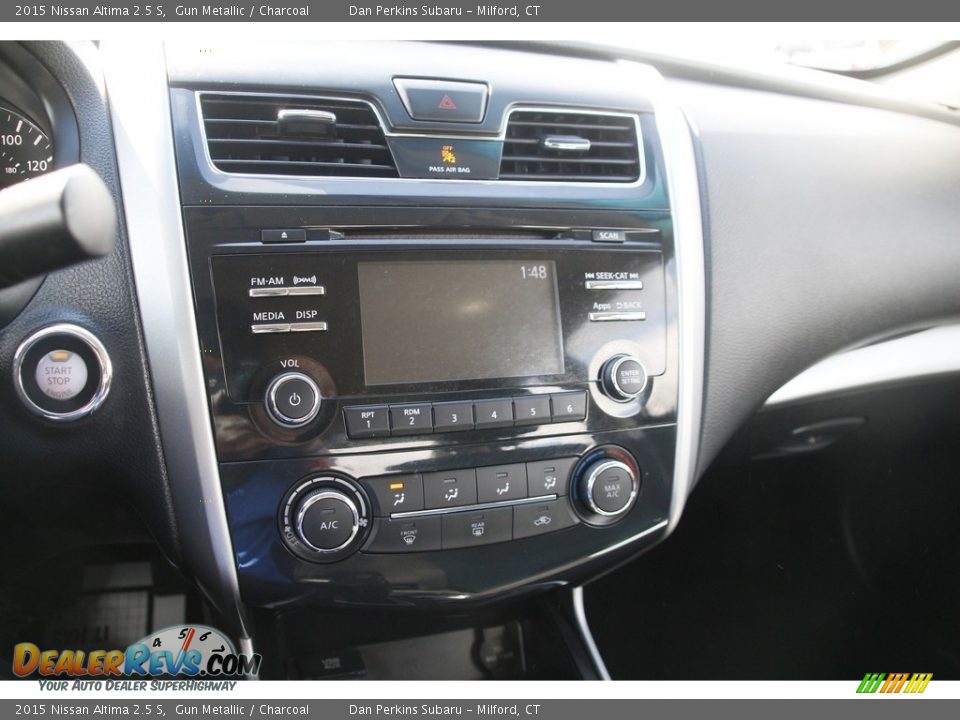 2015 Nissan Altima 2.5 S Gun Metallic / Charcoal Photo #18