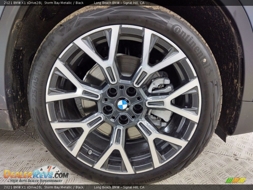2021 BMW X1 sDrive28i Storm Bay Metallic / Black Photo #3
