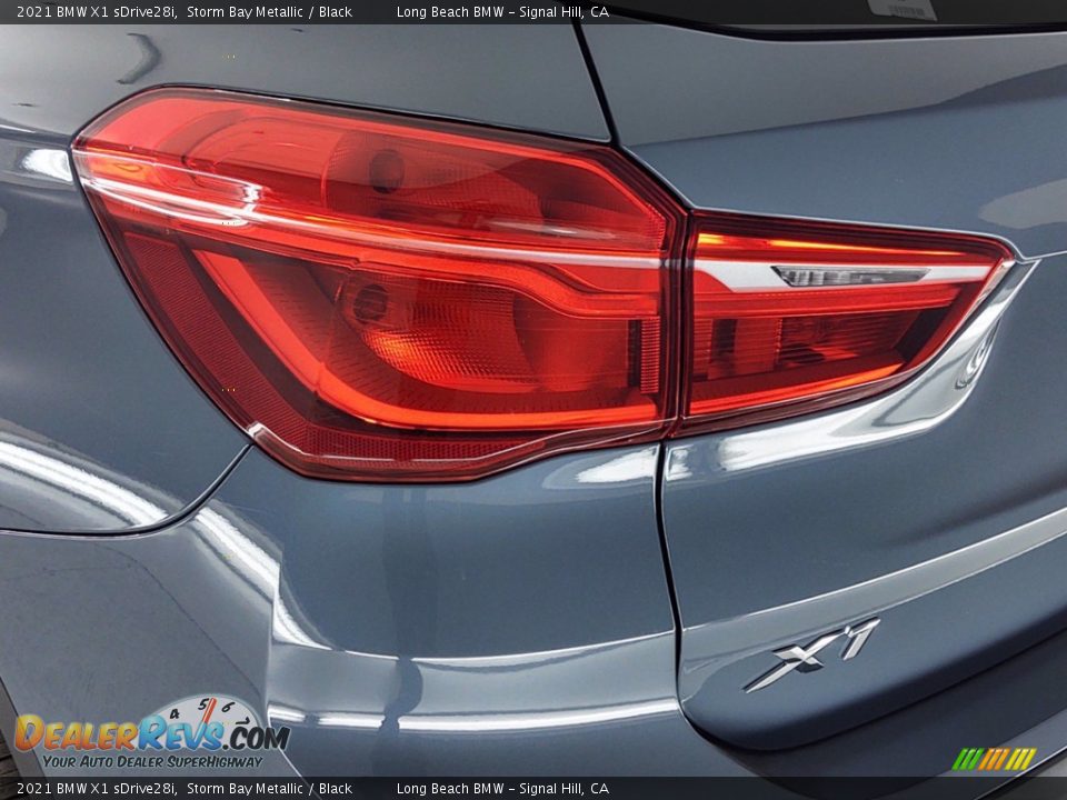 2021 BMW X1 sDrive28i Storm Bay Metallic / Black Photo #6