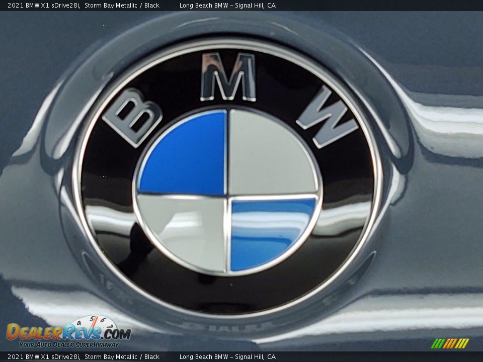 2021 BMW X1 sDrive28i Storm Bay Metallic / Black Photo #7