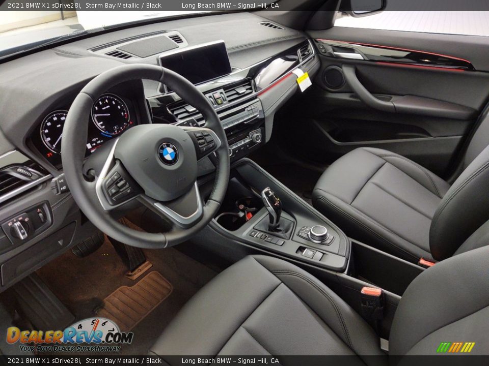 2021 BMW X1 sDrive28i Storm Bay Metallic / Black Photo #13