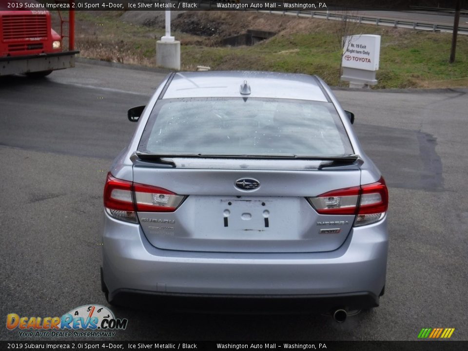 2019 Subaru Impreza 2.0i Sport 4-Door Ice Silver Metallic / Black Photo #14