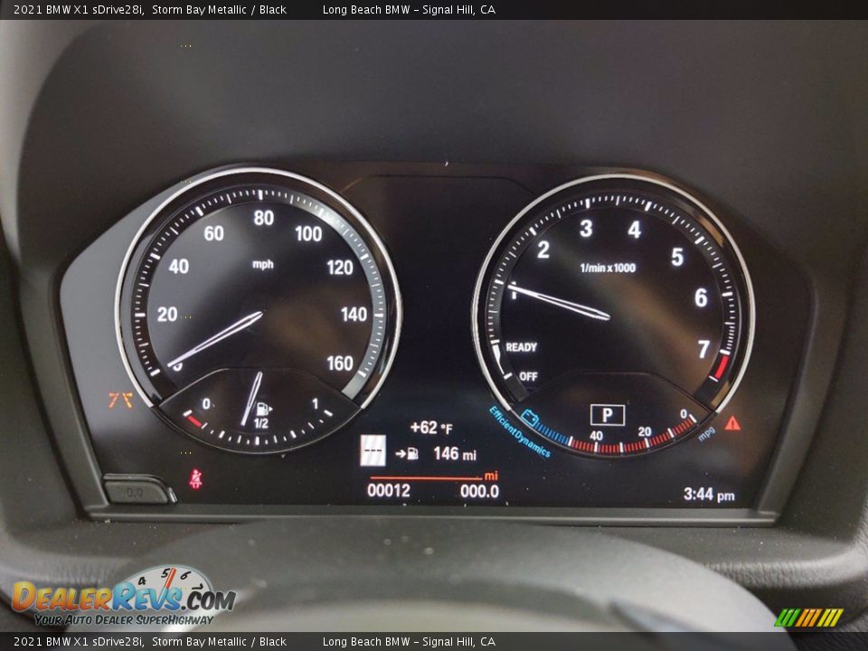 2021 BMW X1 sDrive28i Storm Bay Metallic / Black Photo #17