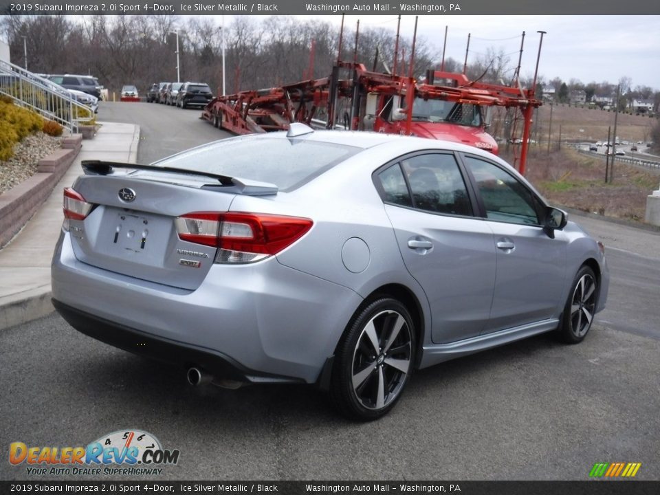 2019 Subaru Impreza 2.0i Sport 4-Door Ice Silver Metallic / Black Photo #15