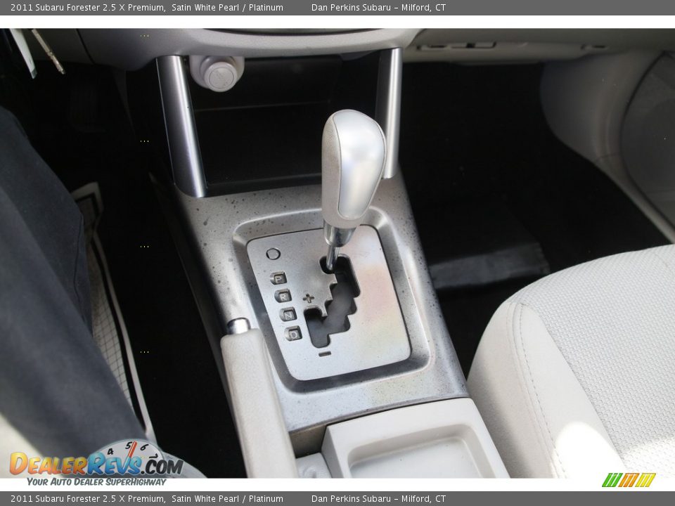 2011 Subaru Forester 2.5 X Premium Satin White Pearl / Platinum Photo #20