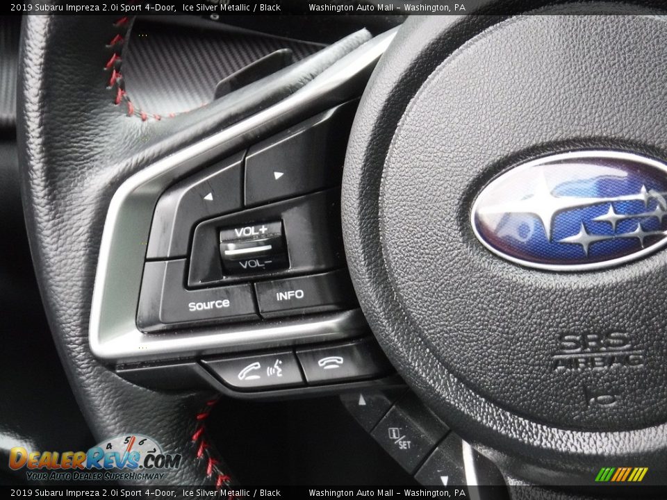 2019 Subaru Impreza 2.0i Sport 4-Door Steering Wheel Photo #23