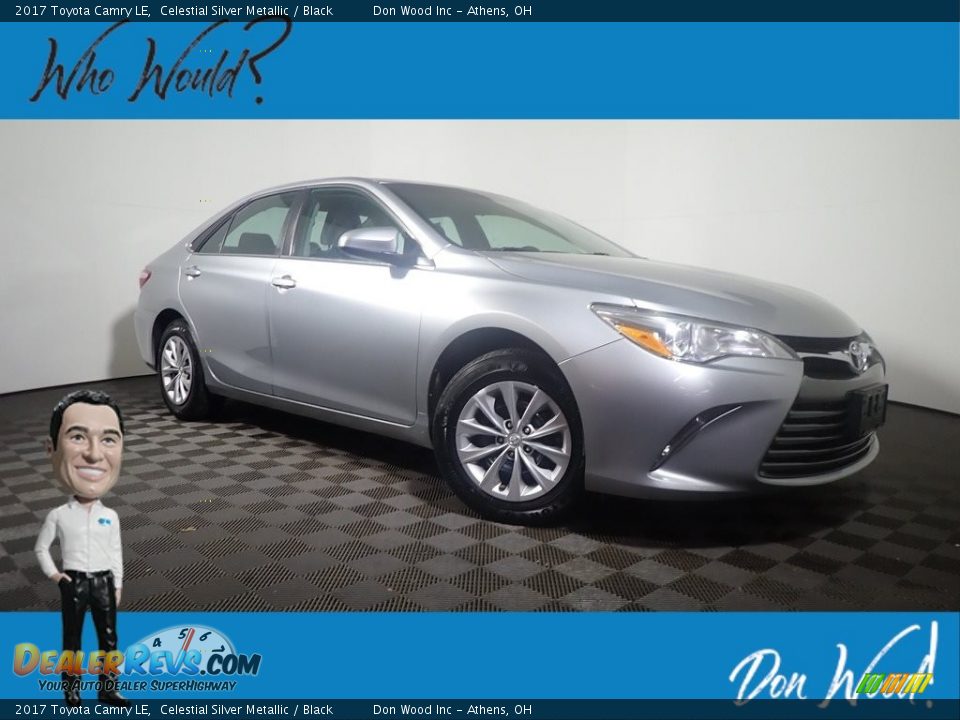 2017 Toyota Camry LE Celestial Silver Metallic / Black Photo #1