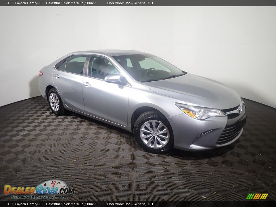 2017 Toyota Camry LE Celestial Silver Metallic / Black Photo #3
