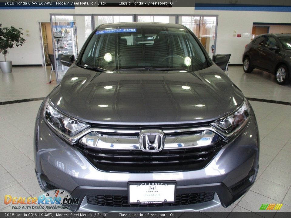 2018 Honda CR-V LX AWD Modern Steel Metallic / Black Photo #2