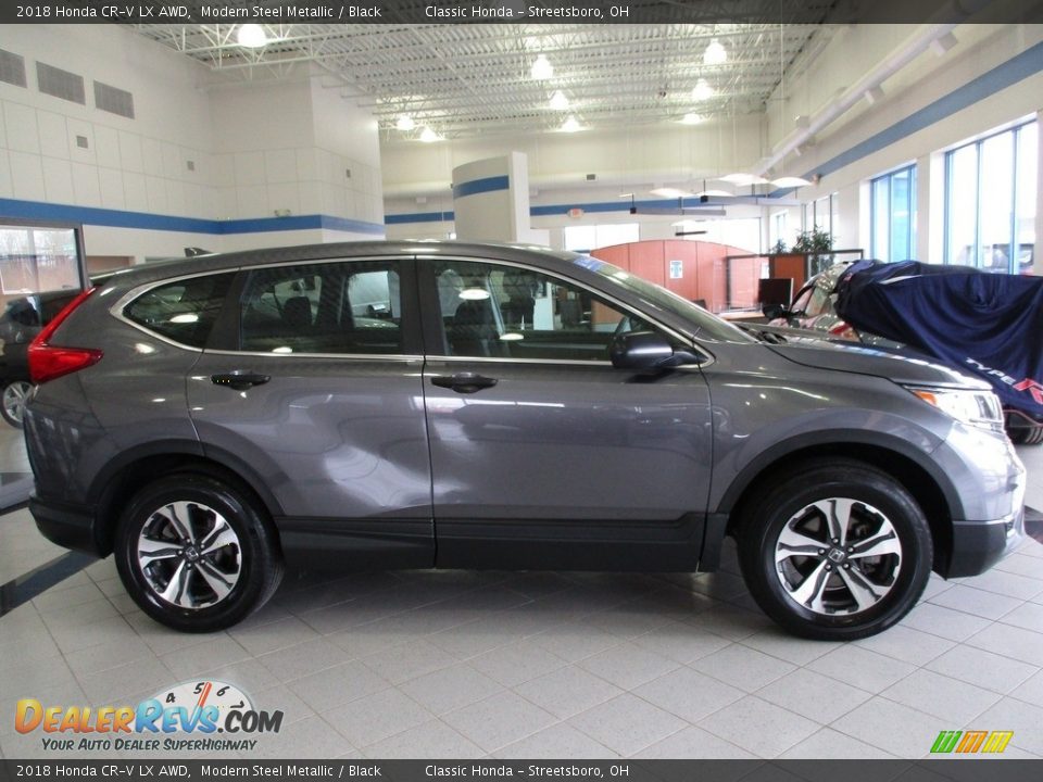 2018 Honda CR-V LX AWD Modern Steel Metallic / Black Photo #4