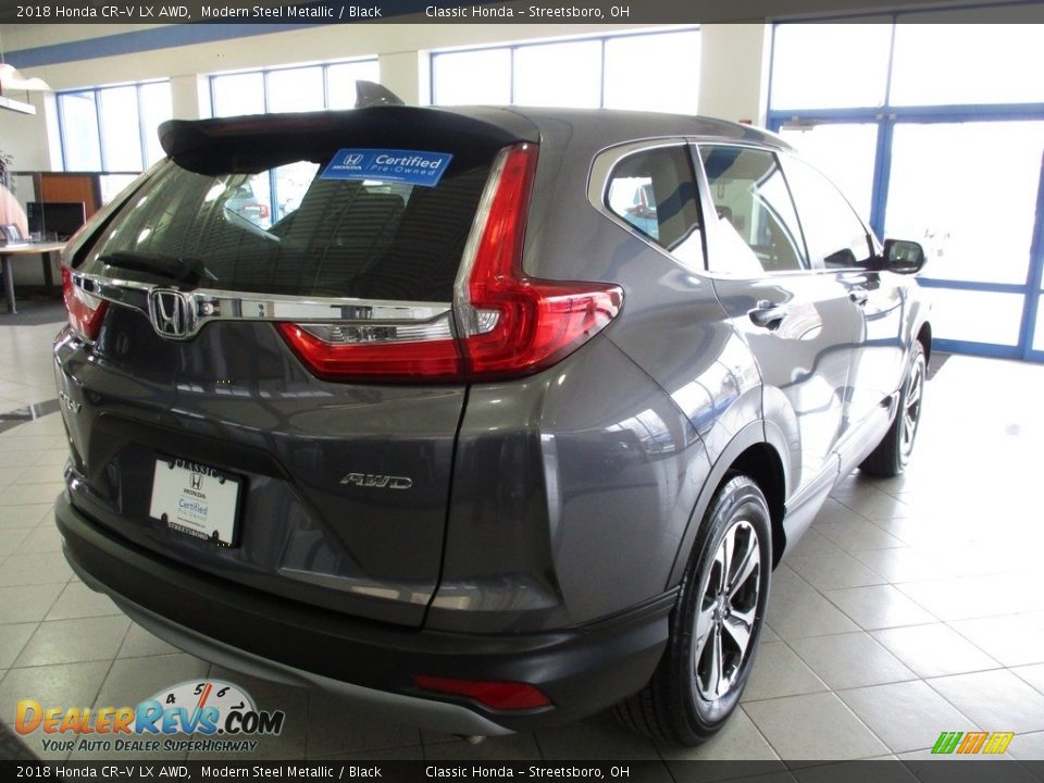 2018 Honda CR-V LX AWD Modern Steel Metallic / Black Photo #7