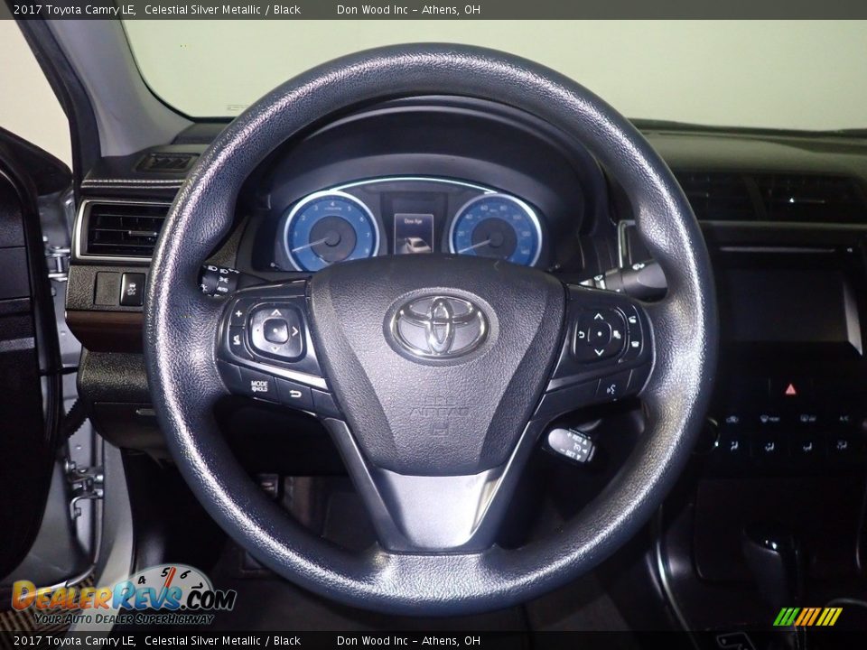 2017 Toyota Camry LE Celestial Silver Metallic / Black Photo #27