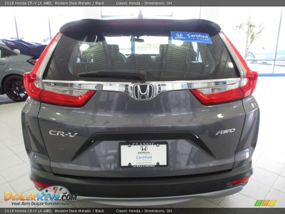 2018 Honda CR-V LX AWD Modern Steel Metallic / Black Photo #8