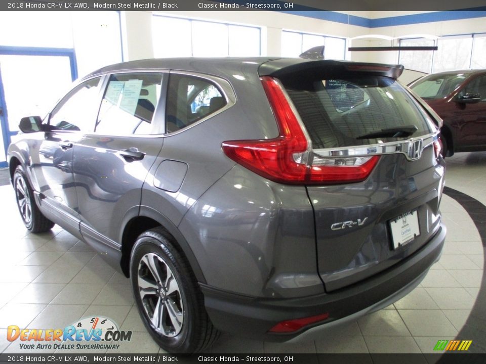 2018 Honda CR-V LX AWD Modern Steel Metallic / Black Photo #9