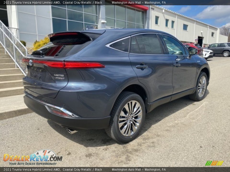 2021 Toyota Venza Hybrid Limited AWD Coastal Gray Metallic / Black Photo #14