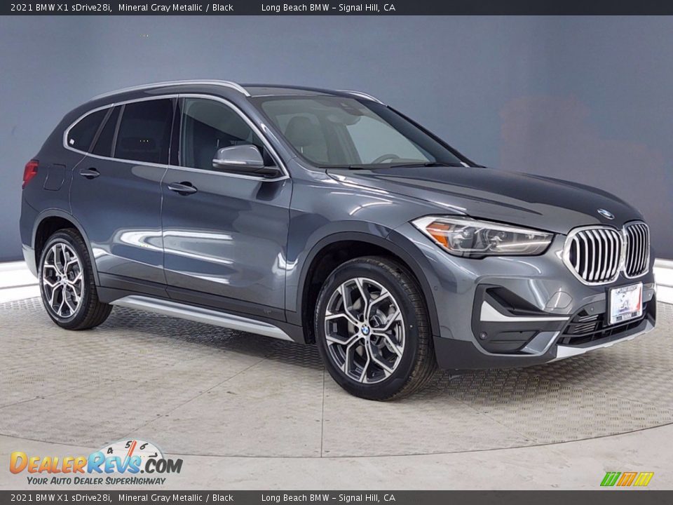 2021 BMW X1 sDrive28i Mineral Gray Metallic / Black Photo #27