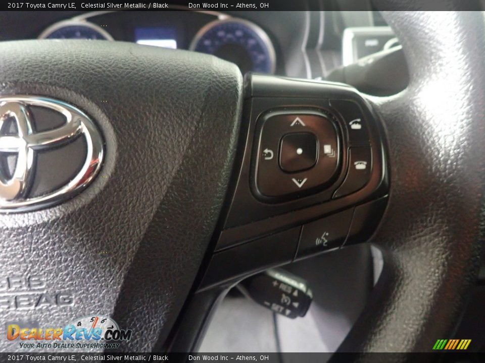 2017 Toyota Camry LE Celestial Silver Metallic / Black Photo #30