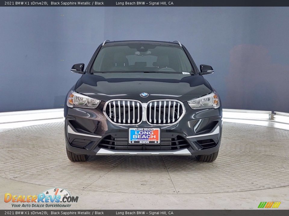 2021 BMW X1 sDrive28i Black Sapphire Metallic / Black Photo #2