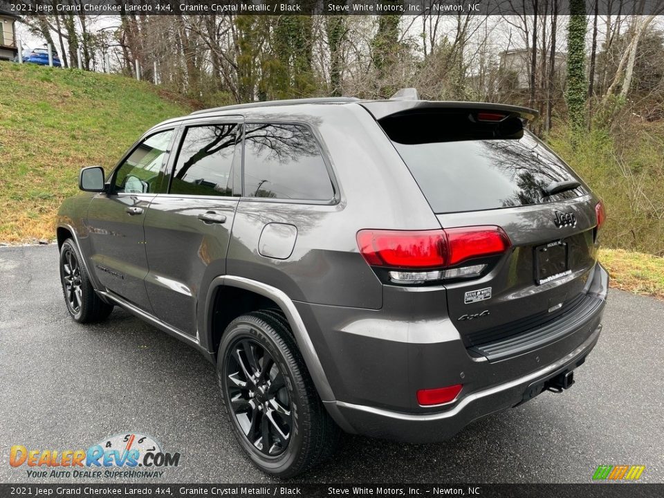 2021 Jeep Grand Cherokee Laredo 4x4 Granite Crystal Metallic / Black Photo #8