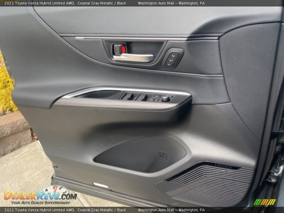 2021 Toyota Venza Hybrid Limited AWD Coastal Gray Metallic / Black Photo #21