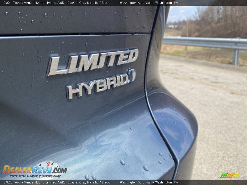 2021 Toyota Venza Hybrid Limited AWD Coastal Gray Metallic / Black Photo #24