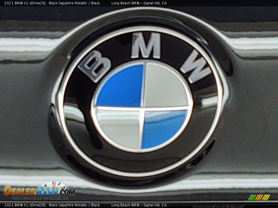 2021 BMW X1 sDrive28i Black Sapphire Metallic / Black Photo #7