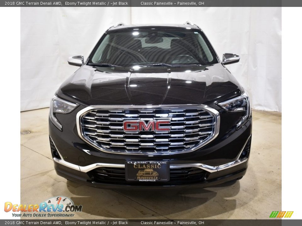 2018 GMC Terrain Denali AWD Ebony Twilight Metallic / ­Jet Black Photo #4