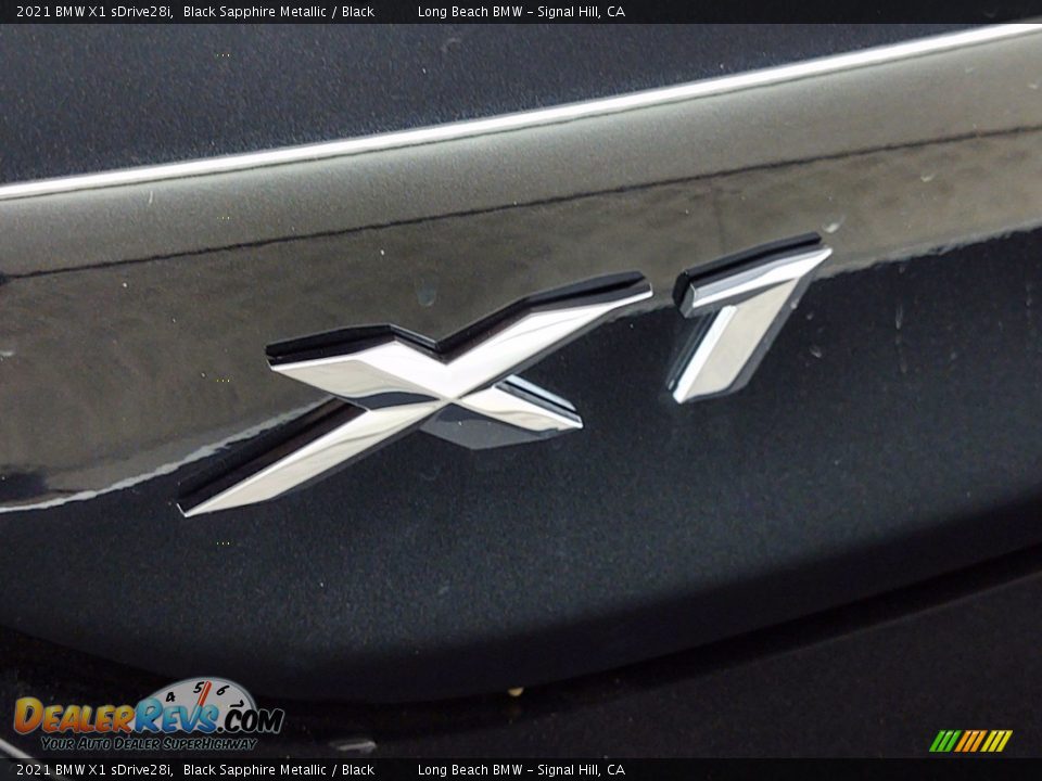 2021 BMW X1 sDrive28i Black Sapphire Metallic / Black Photo #8