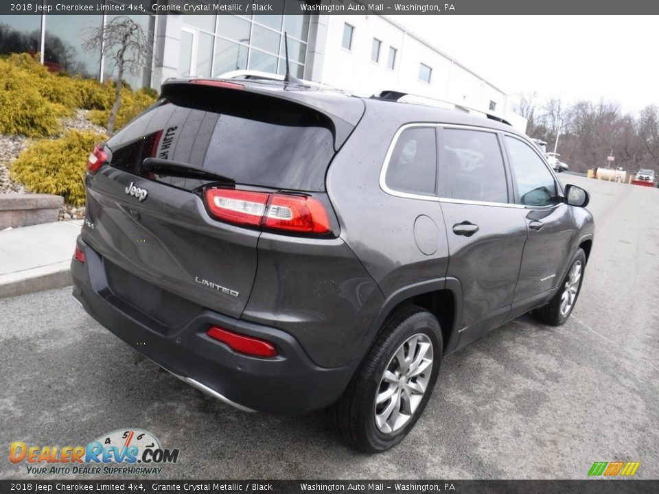 2018 Jeep Cherokee Limited 4x4 Granite Crystal Metallic / Black Photo #13