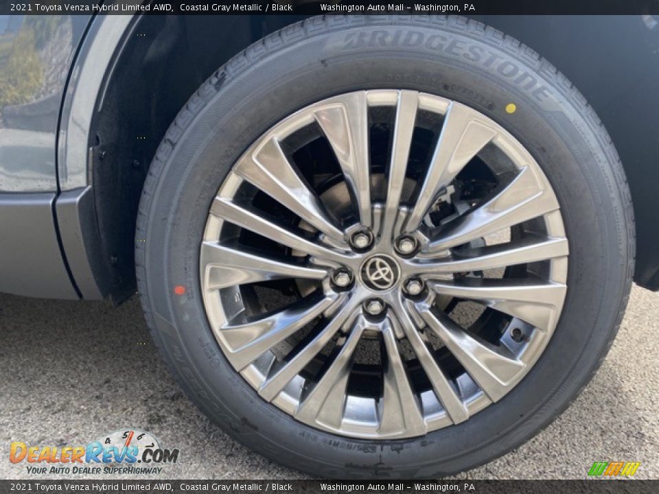 2021 Toyota Venza Hybrid Limited AWD Coastal Gray Metallic / Black Photo #34