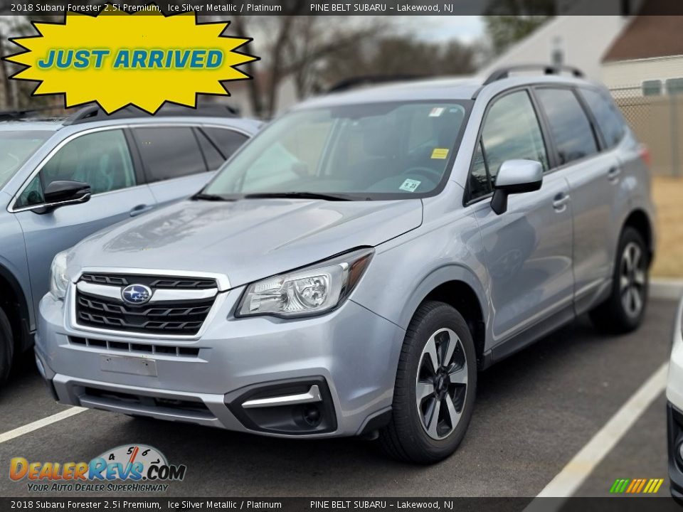 2018 Subaru Forester 2.5i Premium Ice Silver Metallic / Platinum Photo #1