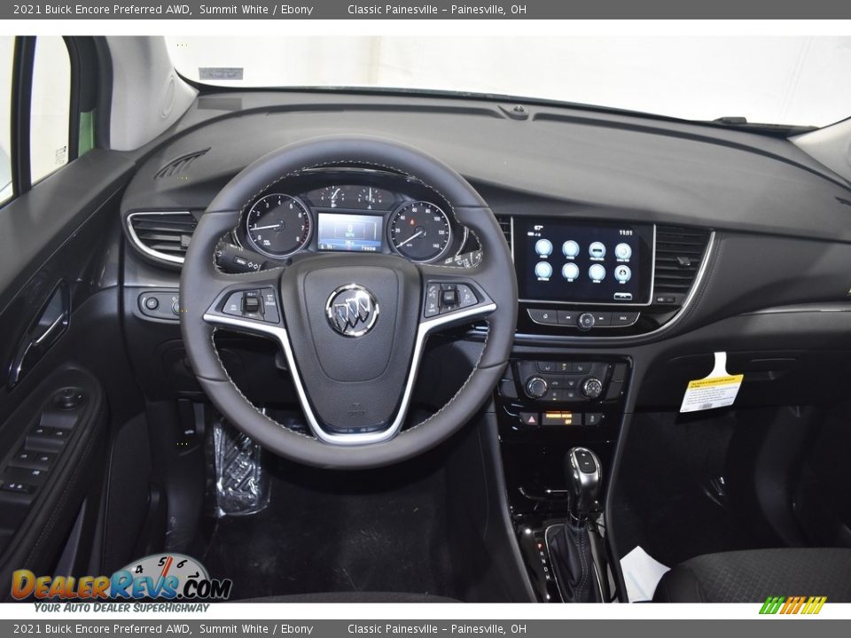 2021 Buick Encore Preferred AWD Summit White / Ebony Photo #9