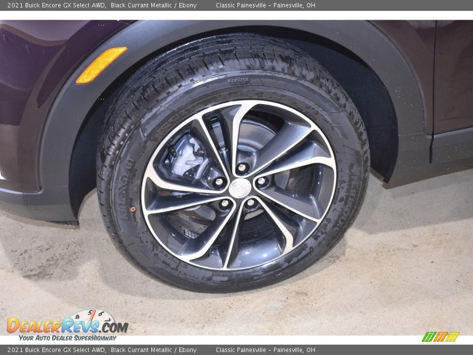 2021 Buick Encore GX Select AWD Black Currant Metallic / Ebony Photo #5