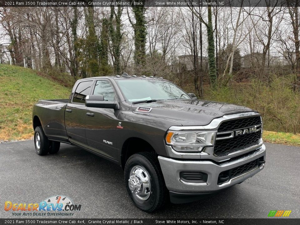 2021 Ram 3500 Tradesman Crew Cab 4x4 Granite Crystal Metallic / Black Photo #4