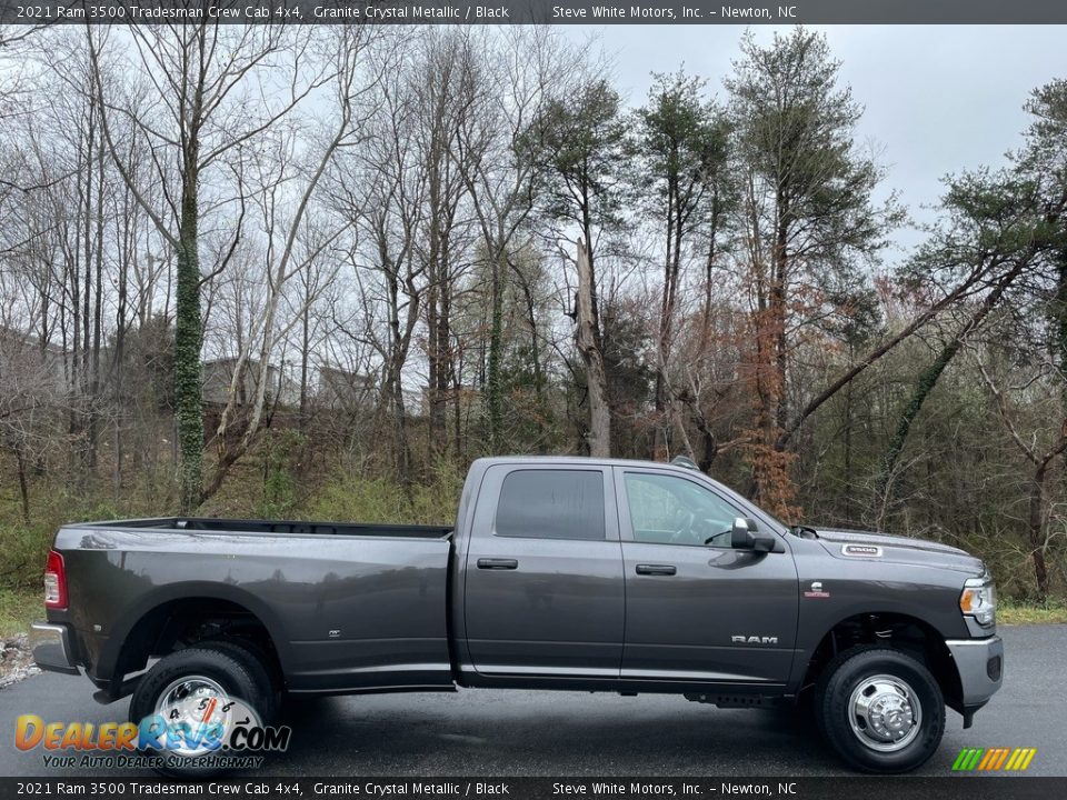 2021 Ram 3500 Tradesman Crew Cab 4x4 Granite Crystal Metallic / Black Photo #5