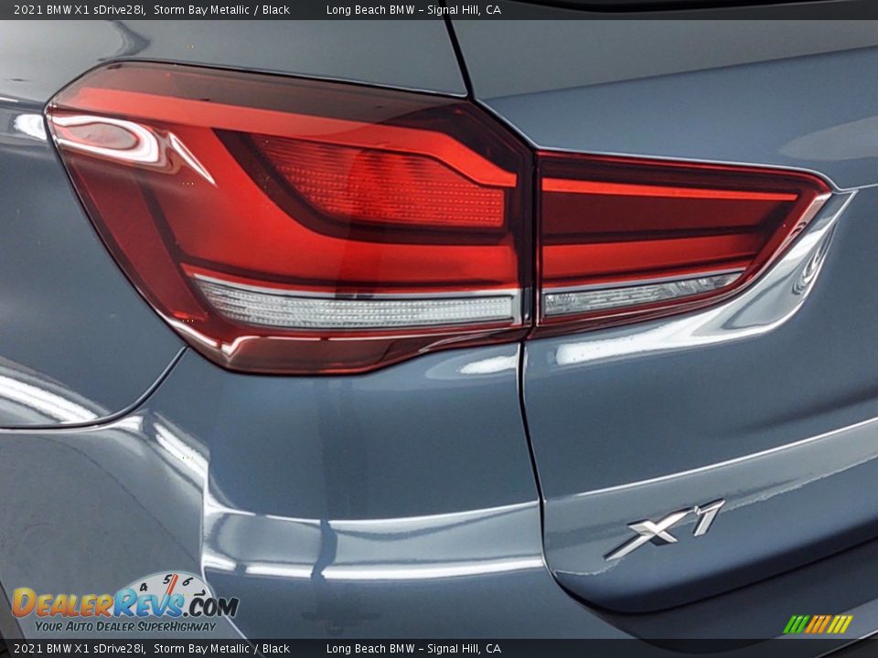 2021 BMW X1 sDrive28i Storm Bay Metallic / Black Photo #6