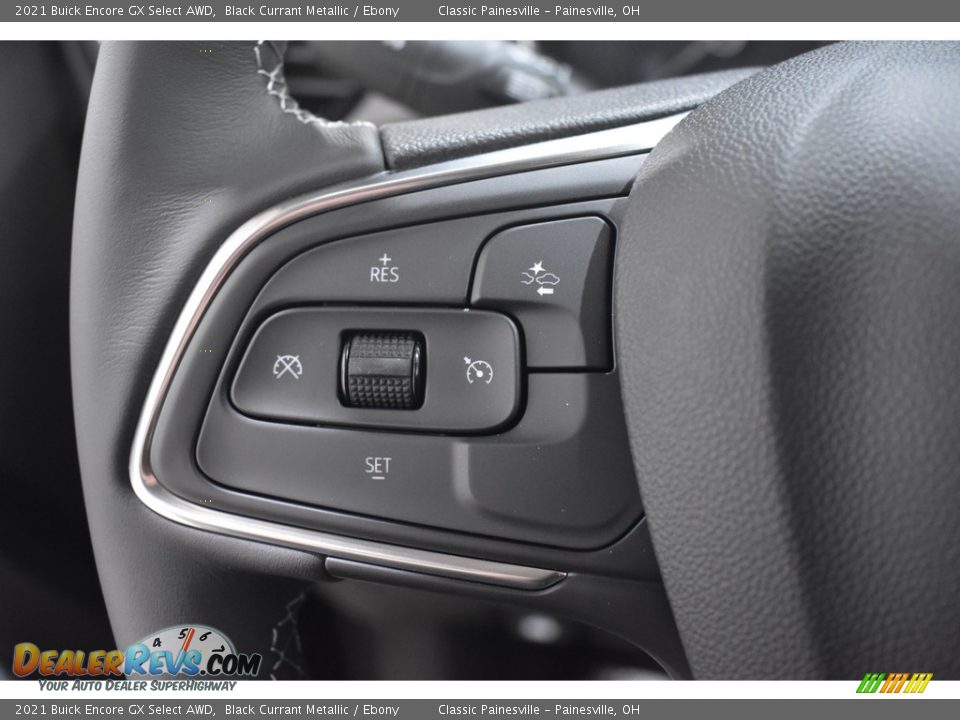 2021 Buick Encore GX Select AWD Black Currant Metallic / Ebony Photo #9