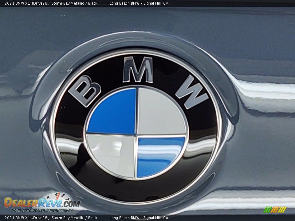 2021 BMW X1 sDrive28i Storm Bay Metallic / Black Photo #7