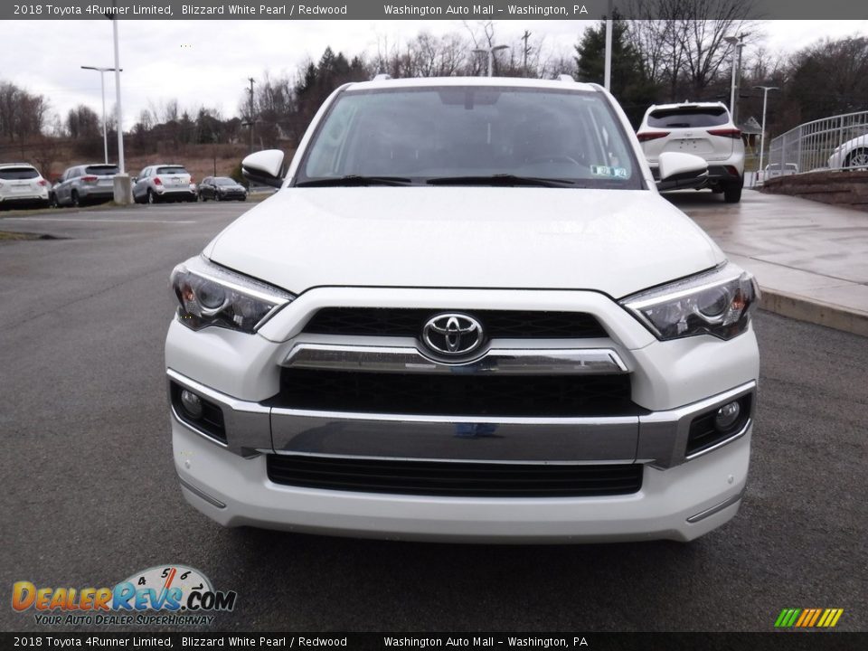2018 Toyota 4Runner Limited Blizzard White Pearl / Redwood Photo #13