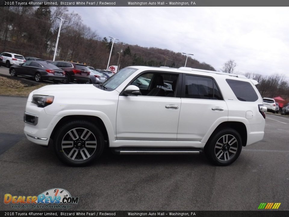2018 Toyota 4Runner Limited Blizzard White Pearl / Redwood Photo #15