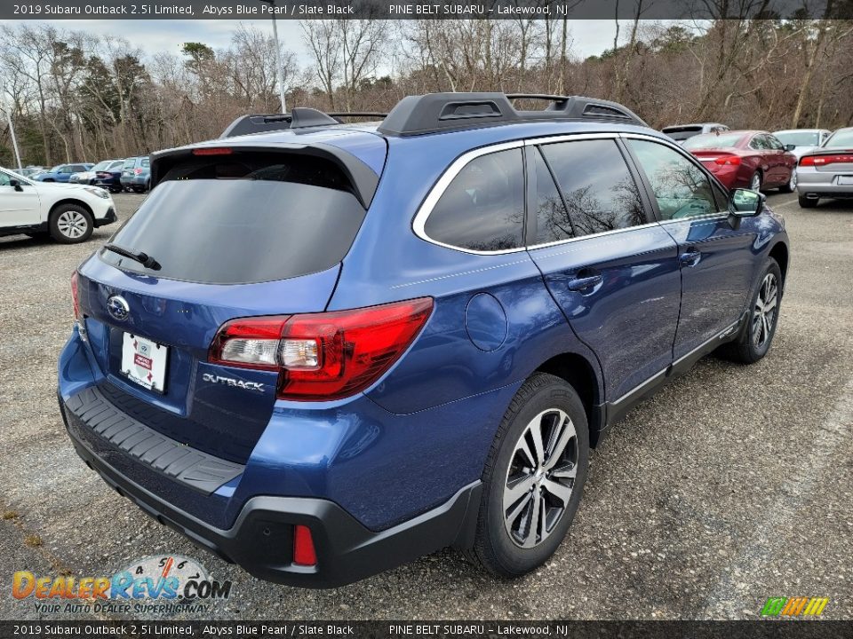 2019 Subaru Outback 2.5i Limited Abyss Blue Pearl / Slate Black Photo #3