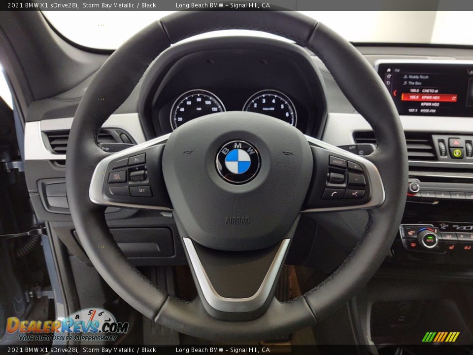 2021 BMW X1 sDrive28i Storm Bay Metallic / Black Photo #14