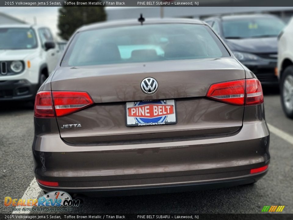 2015 Volkswagen Jetta S Sedan Toffee Brown Metallic / Titan Black Photo #2