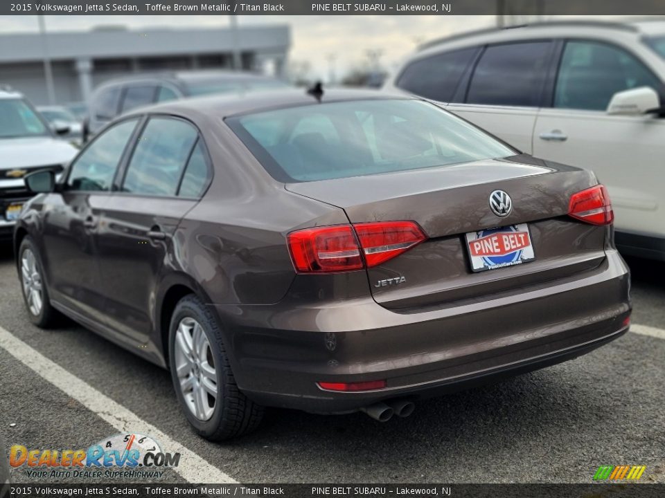 2015 Volkswagen Jetta S Sedan Toffee Brown Metallic / Titan Black Photo #3