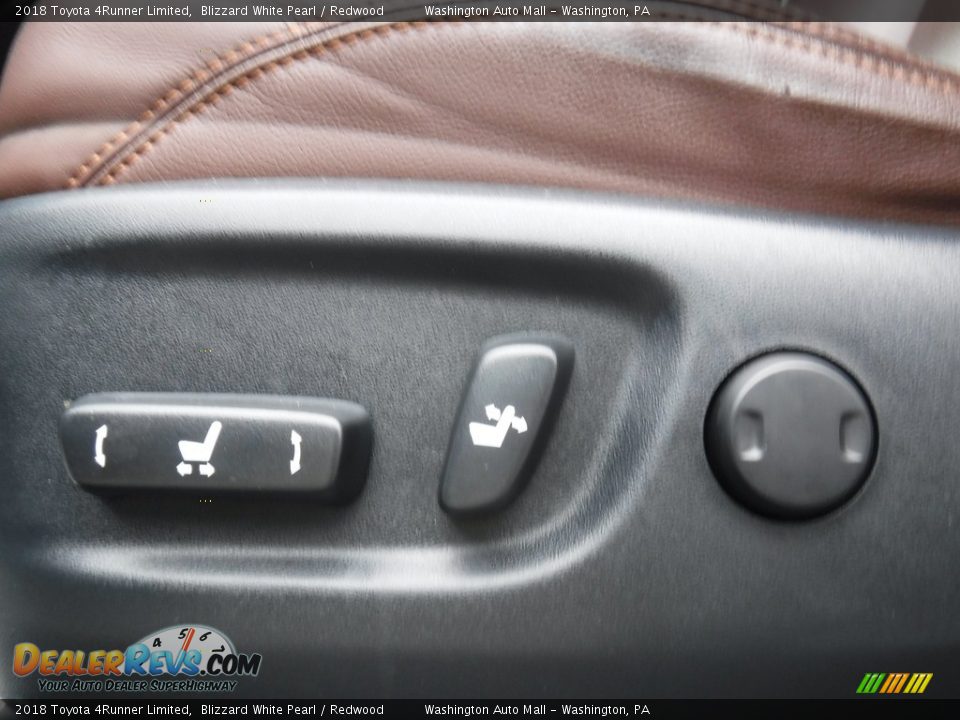 2018 Toyota 4Runner Limited Blizzard White Pearl / Redwood Photo #23