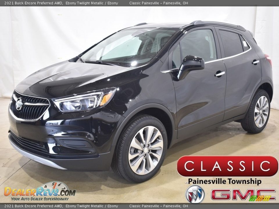 2021 Buick Encore Preferred AWD Ebony Twilight Metallic / Ebony Photo #1