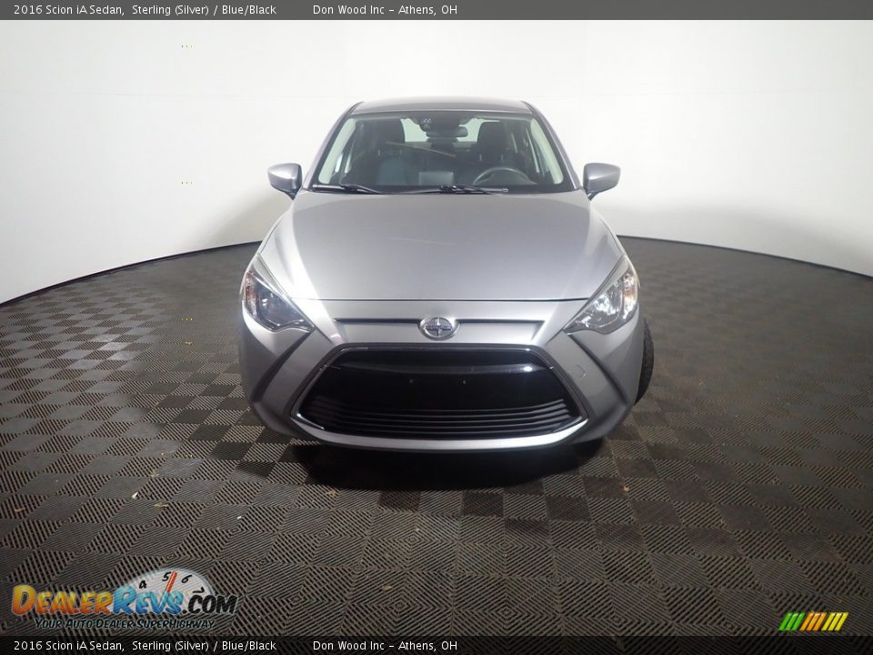 2016 Scion iA Sedan Sterling (Silver) / Blue/Black Photo #5