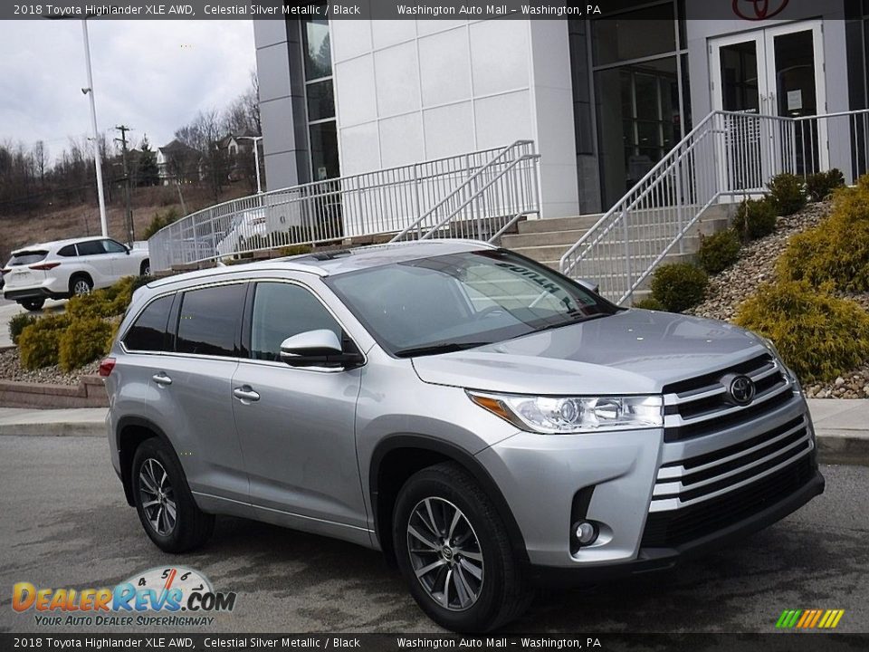 2018 Toyota Highlander XLE AWD Celestial Silver Metallic / Black Photo #1