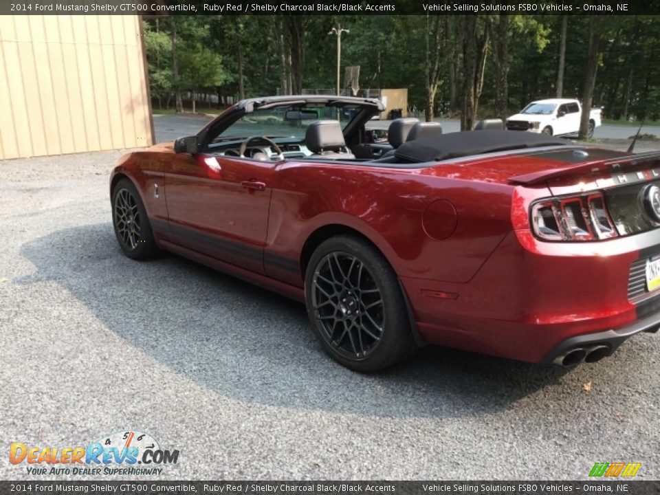 2014 Ford Mustang Shelby GT500 Convertible Ruby Red / Shelby Charcoal Black/Black Accents Photo #1